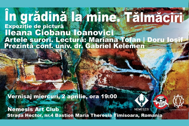 În grădină la mine. Tălmăciri – o expoziție semnată Ileana Ciobanu Ioanovici