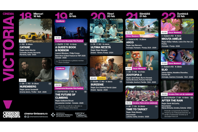 Nu rata saptamana 18-22 februarie la cinematografele din Timisoara - Descopera programul si rezerva-ti locul! (4)