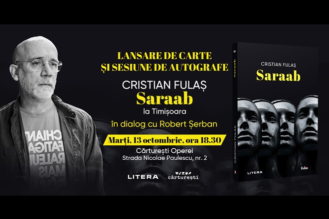 Cristian Fulas lanseaza la Timisoara noul sau roman