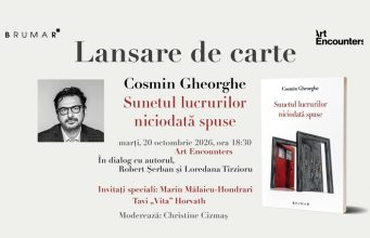 Lansare de carte. De la Timișoara, în California. Cosmin Gheorghe, o călătorie literară printre secretele care ne modelează viețile