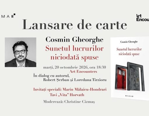 Lansare de carte. De la Timișoara, în California. Cosmin Gheorghe, o călătorie literară printre secretele care ne modelează viețile