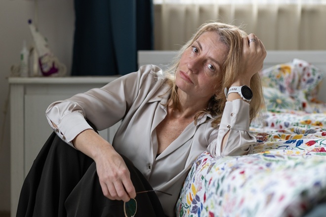 Sad,Woman,In,Her,Forties,Perimenopause,Symptoms
