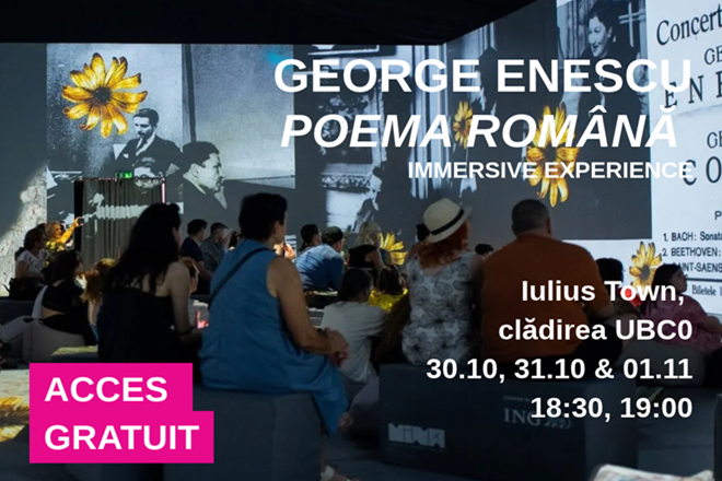 Poema Romana de George Enescu, intr-o experienta imersiva la MINA Timisoara